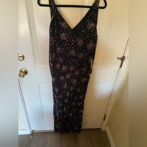 Loft floral jumpsuit size L